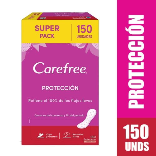 Protector Carefree Original Con Perfume x 150 und