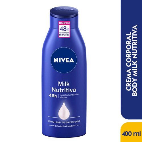 Crema Nivea Body Milk Nutritiva Piel Extra-Seca 400 ml