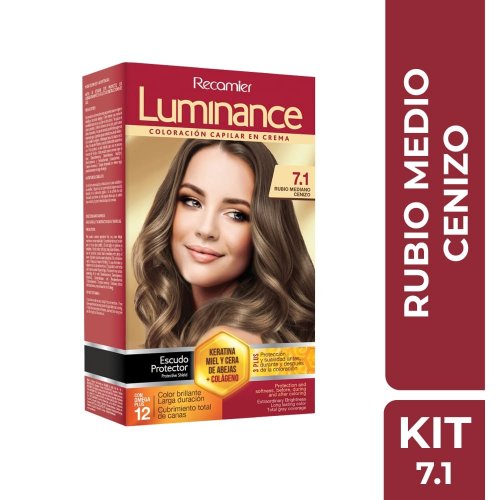 Tinte Luminance #7.1 Rubio Med.Ceniz