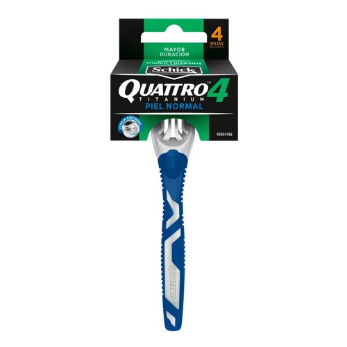 Maquina Schick Quattro 4 Normal x 1 und
