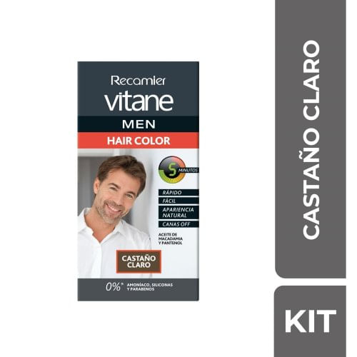 Tinte Vitane Men Castaño Claro