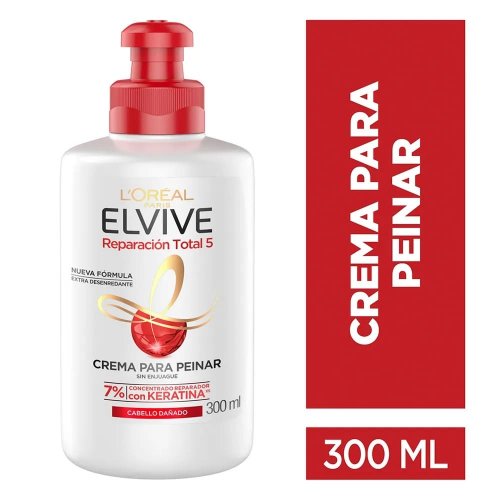 Crema Para Peinar Elvive x 300 g R.Total5
