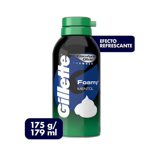 Espuma De Afeitar Gillete Foamy Mentol 175 g