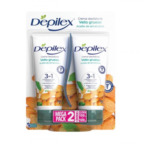 Depilex Crema Vello grueso x 100 g 2 x 1 und Almendras