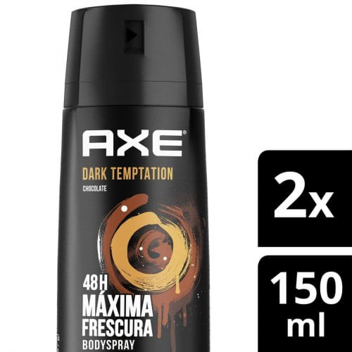 Desodorante Axe Bodyspray 2X96 g Dark Temptation Aerosol