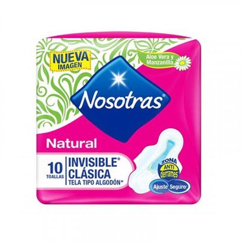 Toallas Nosotras Invisible Clásica 10 Und