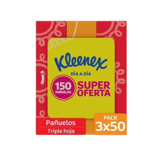Facial Kleenex Junior 3 x 50 und Precio Especial