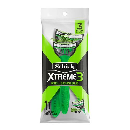 Maquina Schick Xtreme 3 Piel Sensible x 1 und