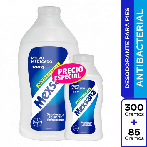 Talco Mexsana 300 g + 85 g Precio Especial