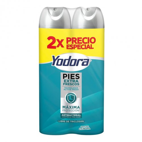 Desodorante Yodora Spray Extra Control Sudor 2X 260 ml Precio Especial