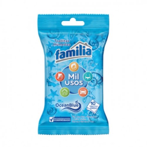 Paños Humedos Familia x 10 und/Active Mil Us