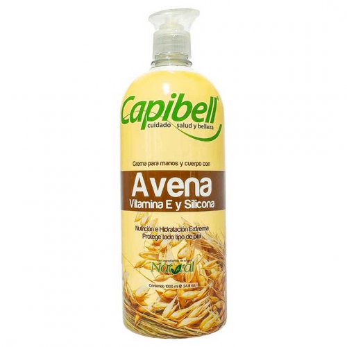 Crema Corporal Capibell Avena 1000 ml