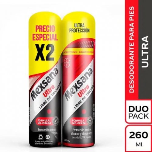 Talco Mexsana Spray Precio Especial x 260 ml 520 ml Ultra