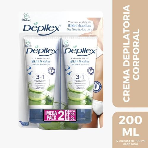 Depilex Crema Bikini 2x100 ml Y Axilas Precio