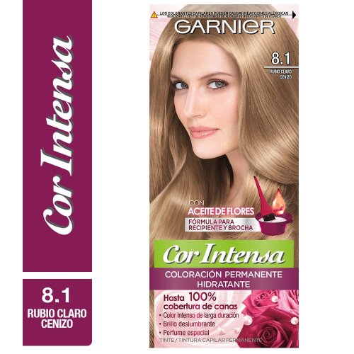 Nutrisse Color Intenso Rubio Cl Cenizo 8.1