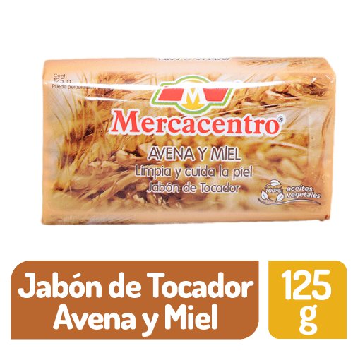 Jabón Mercacentro Avena Y Miel 125 g