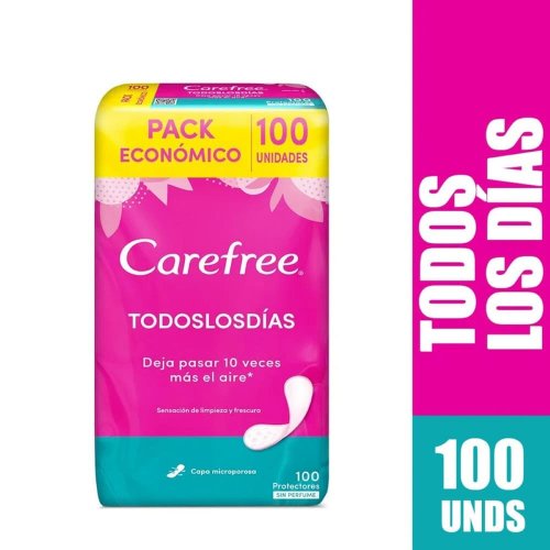 Protector Carefree Todos Los Días Sin Perfume 100 und