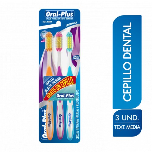 Cepillo Oral Plus Calipso Paga 2 lleva 3