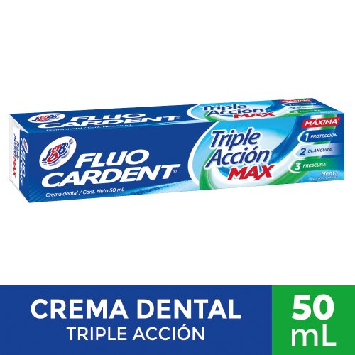 Crema Fluocardent Multiacción 67 g + Cepillo Frescura Máxima