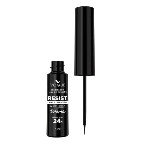 Delineador Liquido De Ojos Resist Vogue Negro