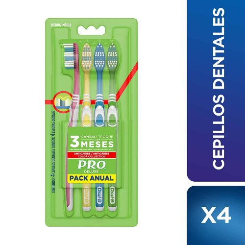Cepillo Pro X 4 und Medio Anticaries