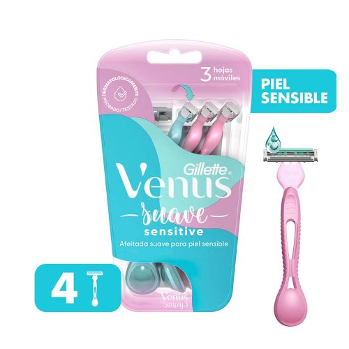 Máquina Gillette x 4 und Simply Venus Sensitive