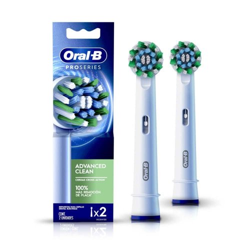 Repuesto Cepillo X 2 und Oral B Crossaction Batteries