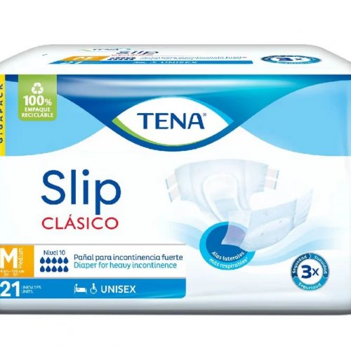Pañal Tena Slip Clasico Mediano x 21 und