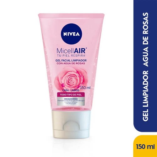 Gel Limpiadora Nivea 150 ml De Rosas