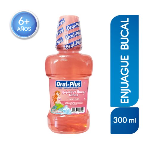 Enjuague Oral Plus Niñas 300 ml Tutti Frutti