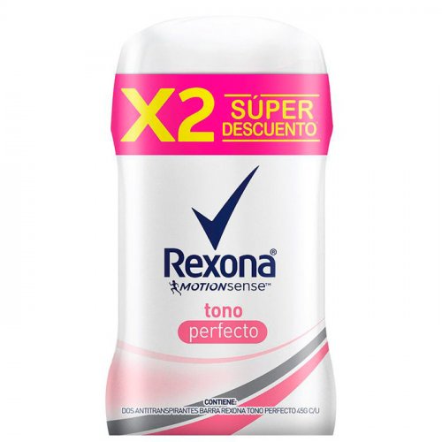 Desodorante Rexona Stick 2 x 45 g Tono Perfecto Precio Especial