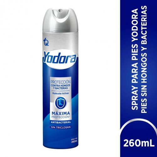 Talco Yodora Spray Antibacterial Antihongos x 260 ml