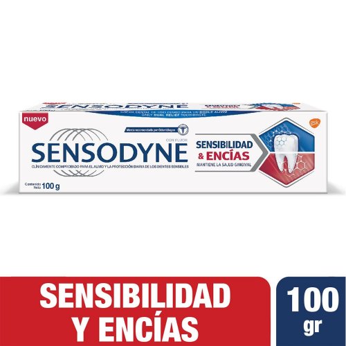 Crema Sensodyne Sensibilidad Y Encias x 100 g