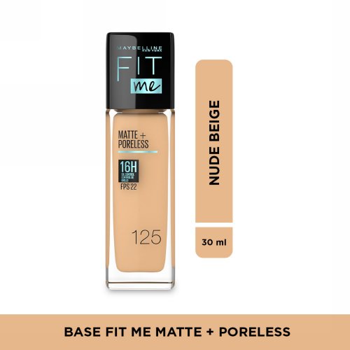 Base Maybelline Fit Me Matte+Poreless #125 Nude Beige x 30ml