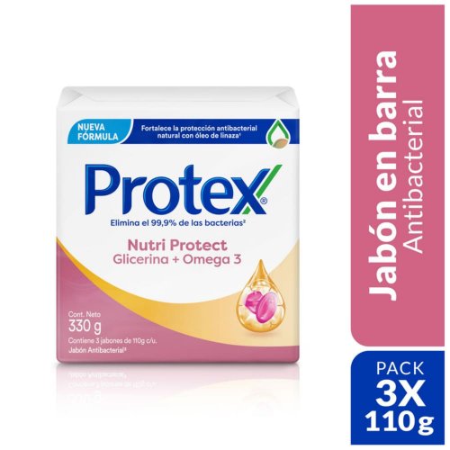 Jabon en barra Protex Omega3 110g x 3 Und