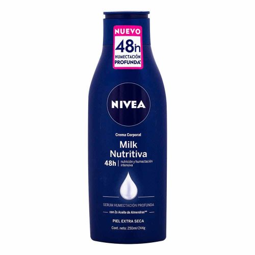 Crema Nivea Body Milk Nutritiva x 250 ml