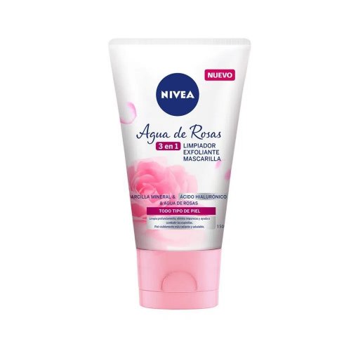 Gel Limpiador Nivea 3 En 1 Agua De Rosas x 150 ml