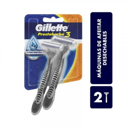 Maquina Gillette Mach3 Desechable Cuerpo x 2 und