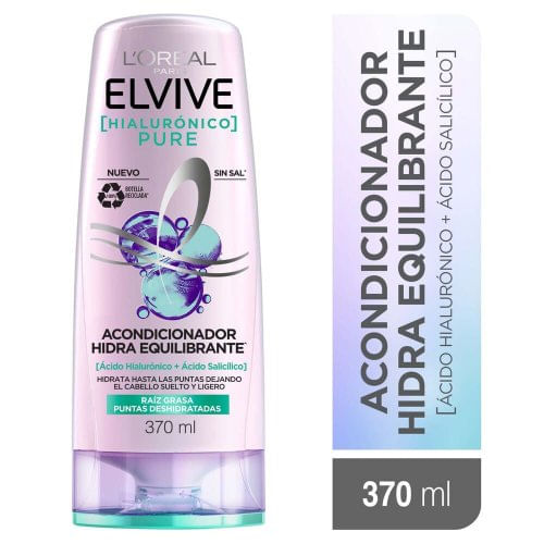 Acondicionador Elvive Pure x 370 ml