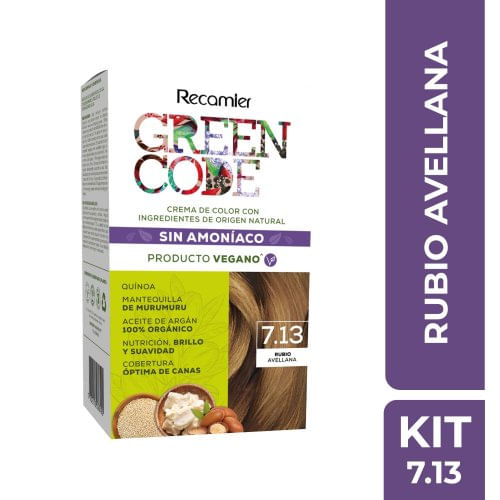 Tinte Green Code 50 g # 7.13