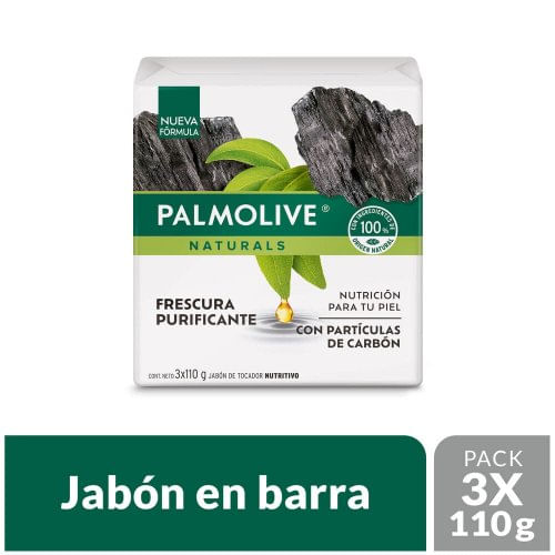 Jabón Palmolive Charcoal 3 x 110 g