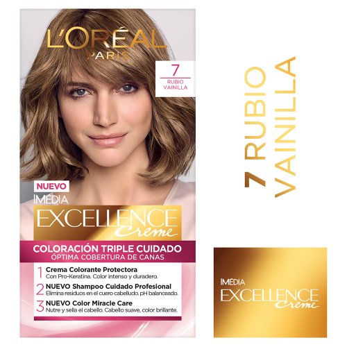 Tinte Loreal Excellence Tono 7 Excellence Tono 7