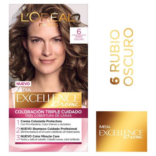 Tinte Loreal Excellence Tono 6 Excellence Tono 6