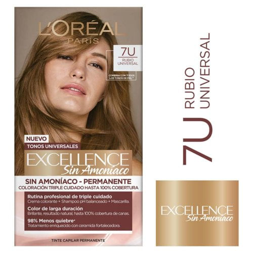Tinte Loreal Exc.Nudes Sin Amoniaco 7U H5710600 Rubio Uni