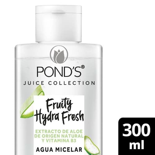 Agua Micelar Ponds Fruity Hidra Fresh Aloe x 300 ml