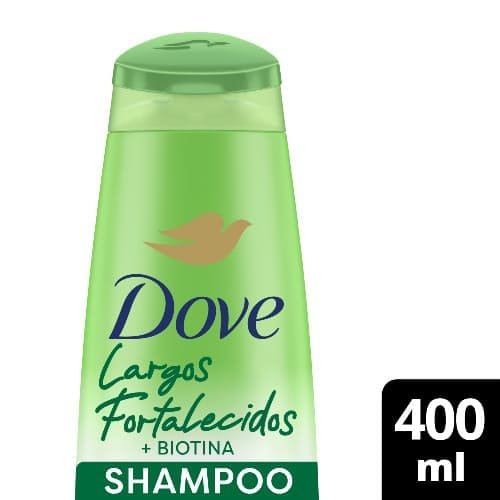 Shampoo Dove Largos Fortalecidos x 400 ml