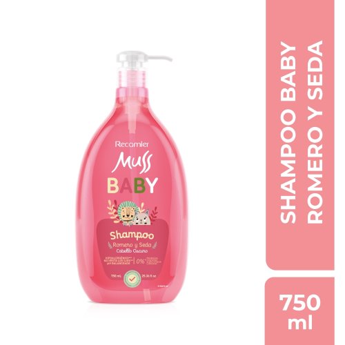 Shampoo Muss Baby Romero Y Seda x 750 ml