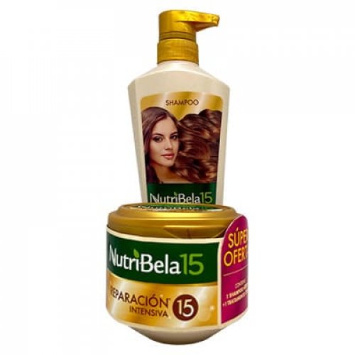 Shampoo Nutribela Reparación Intensiva + Tratamiento x 700 ml