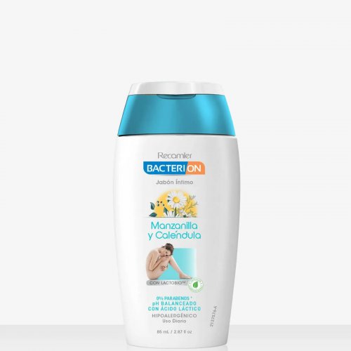 Jabón Intimo Bacterion Manzanilla Y Calendula x 85 ml