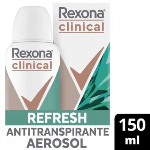 Desodorante Rexona Clinical Aerosol Women Refresh x 150 ml 91g